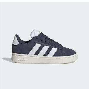 Adidas Dark Blue and White Classic Sneakers